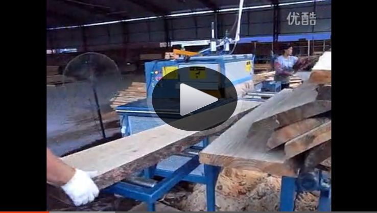 多片鋸深圳沙田加工建筑方客戶現(xiàn)場視頻正啟機械廠