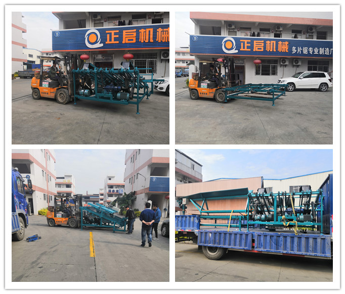 2019年1月發往廣東更合--ZQ全自動多片鋸生產線5