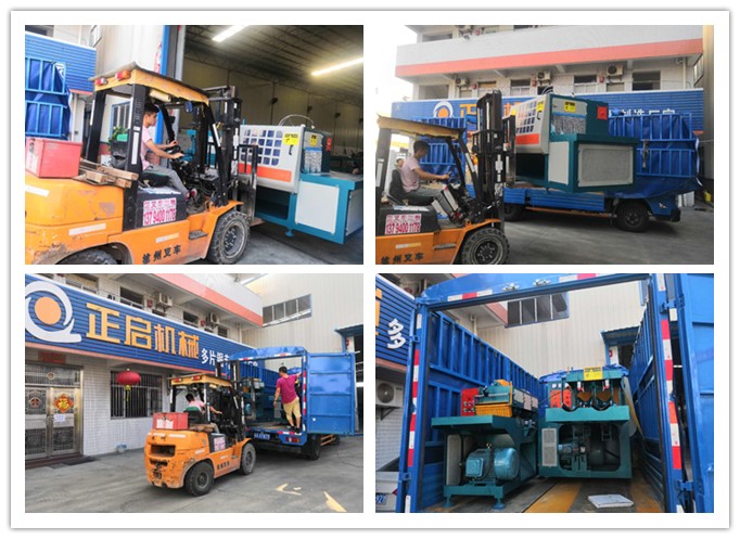 2018年7月發往廣東順德--雙排鏈原木多片鋸、簡易方木多片鋸