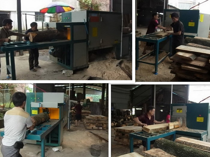 原木多片鋸350機 湖南邵陽市現場加工