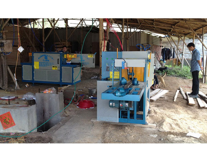 廣東省-惠州-龍門-原木200型-方木50高多片鋸加工現場