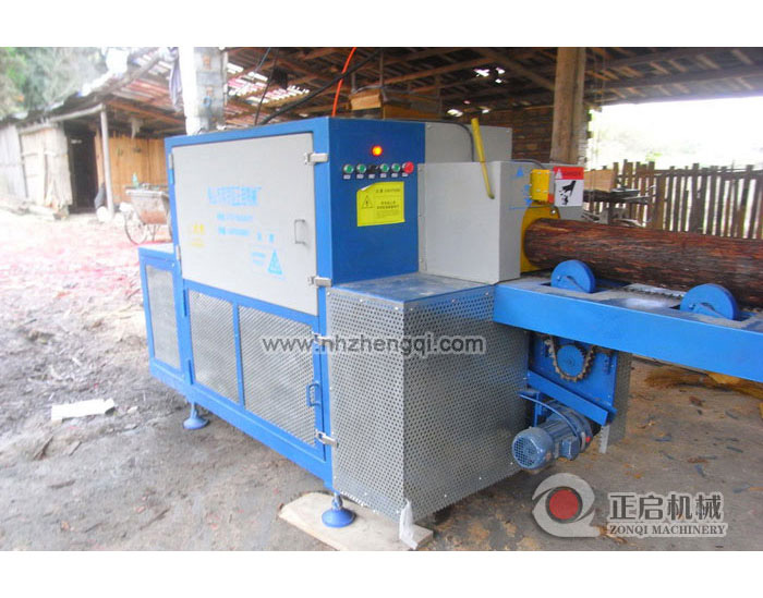 廣西河池加工現場圓木多片鋸20機